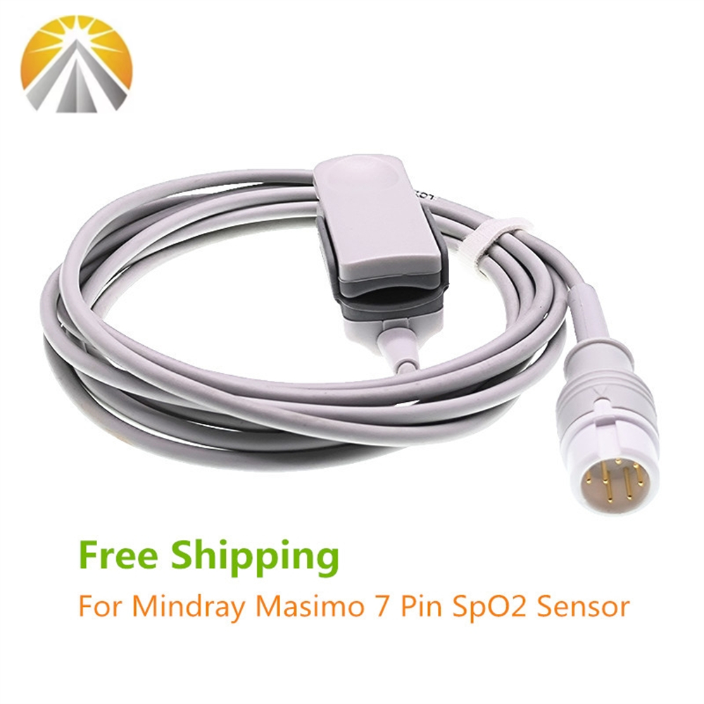 M Tech Accessories - Reusable 7 Pin SPO2 Sensor for