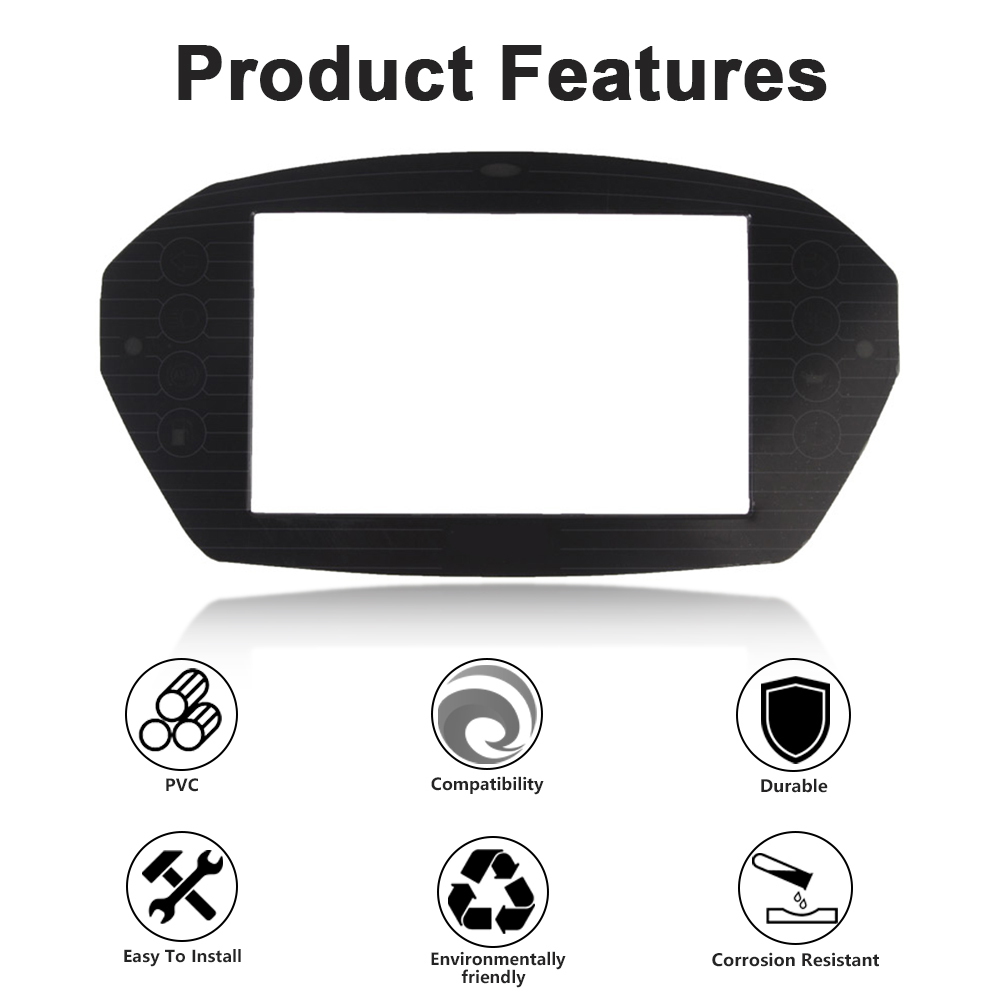 Speedometer Sticker Black Moto - Trail Tech Vapor Accessories recension och pris