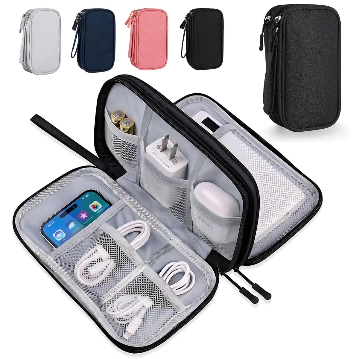 Waterproof Travel Cable Organi - Tech Accessories Hard Case recension och pris
