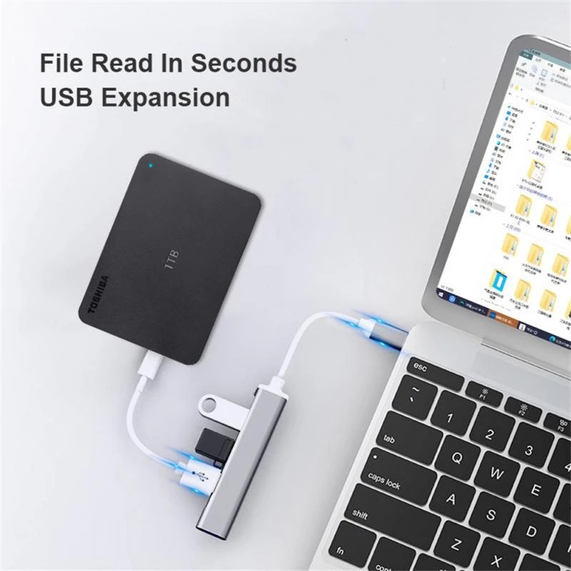 4-in-1 USB C HUB 3.0 Type C 3. - Tech Accessories Pc recension och pris