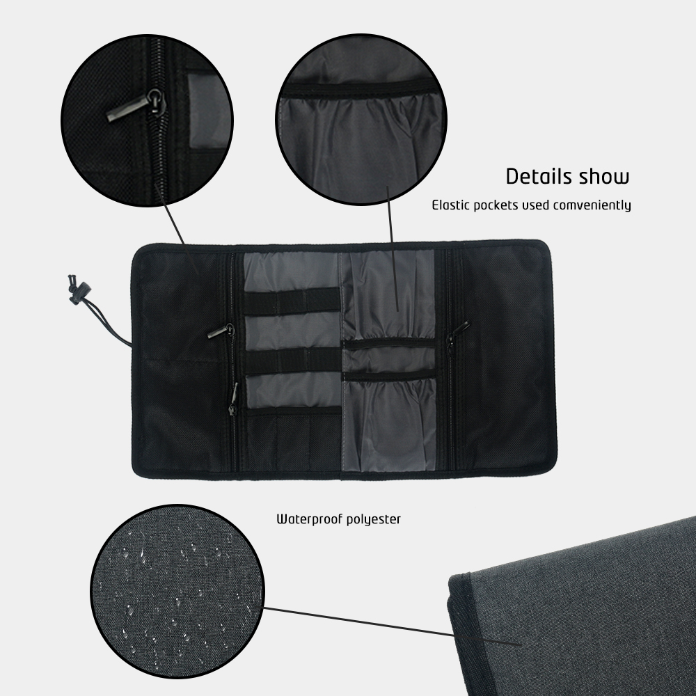Travel Cable Storage Bag，Elect - Tech Accessories Organizer Pouch recension och pris