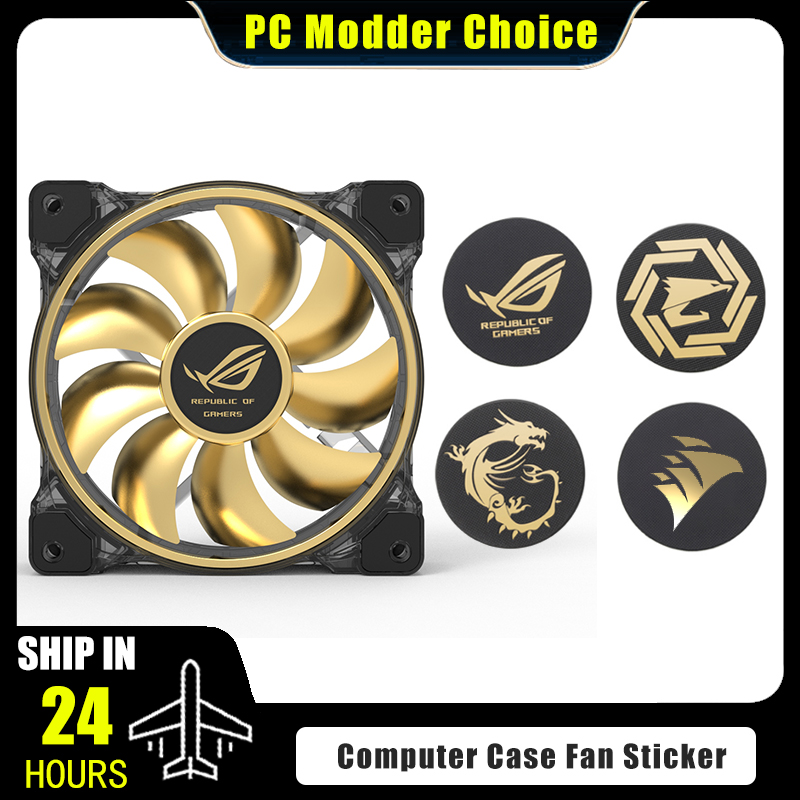 Computer Case Fan Logo Sticker - Tech Accessories Pc recension och pris