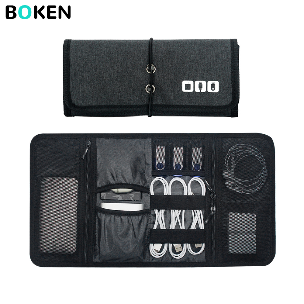 Tech Organizer Bag Cable Stora - Tech Accessories For Travel recension och pris