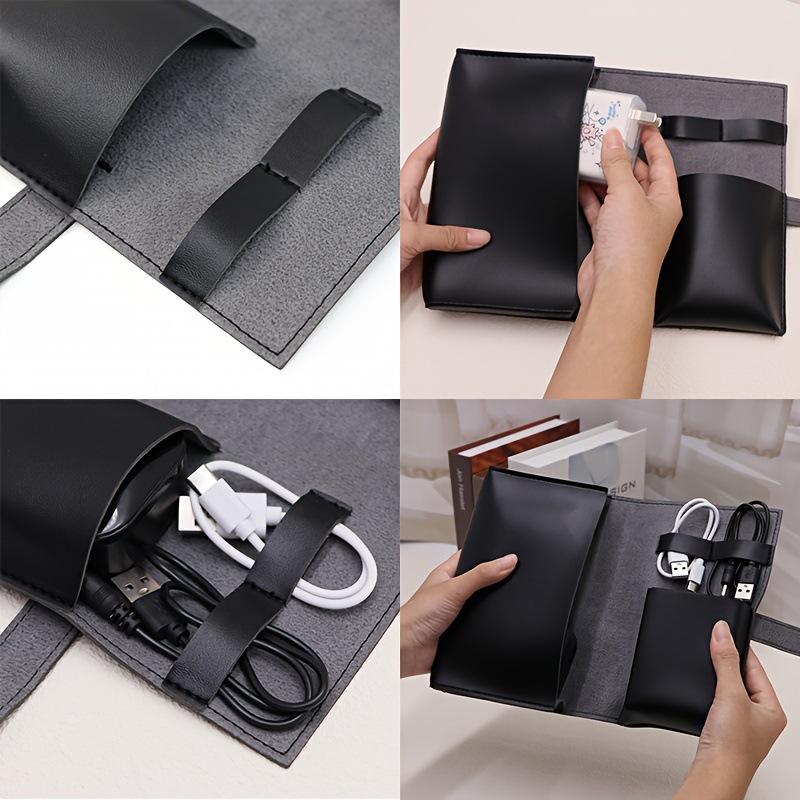 1pc PU Leather Multi-Compartme - Tech Woven Accessories recension och pris