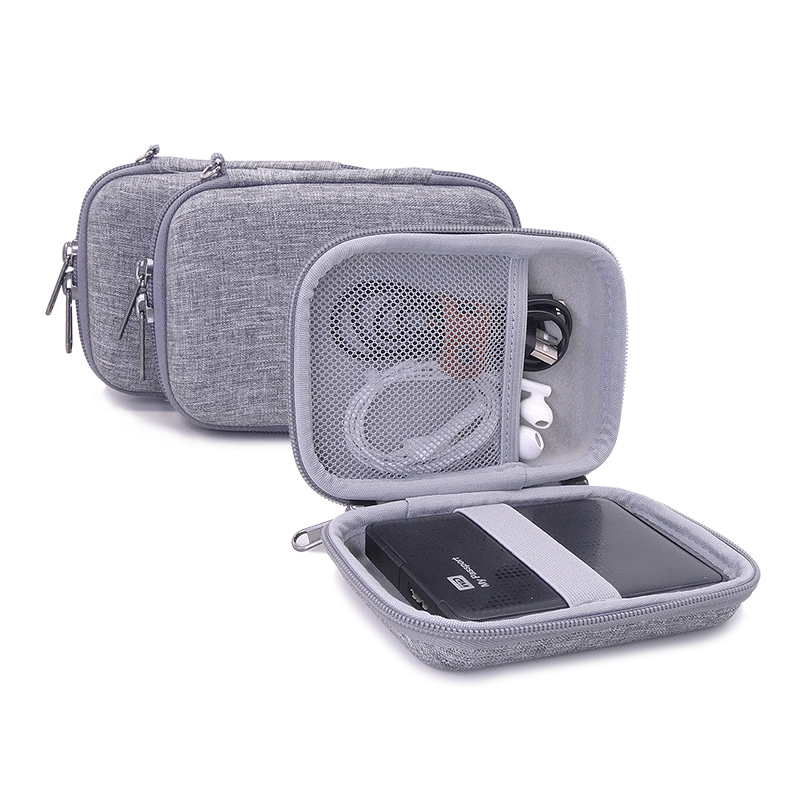 Grey Linen Hard EVA Case for T - Tech Accessories Hard Case recension och pris