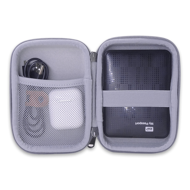 Grey Linen Hard EVA Case for T - Tech Accessories Hard Case recension och pris