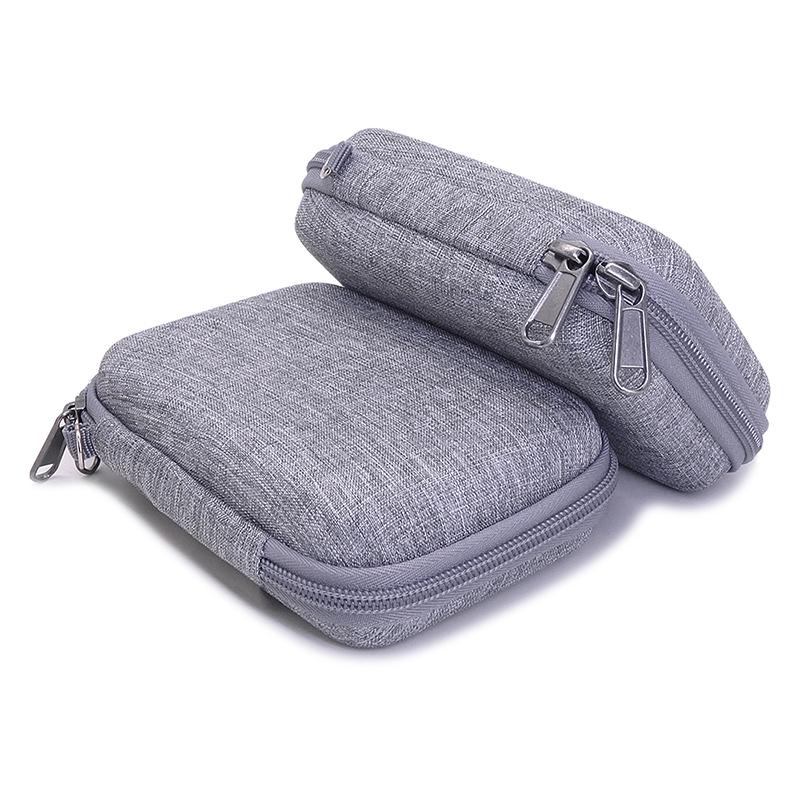 Grey Linen Hard EVA Case for T - Tech Accessories Hard Case recension och pris