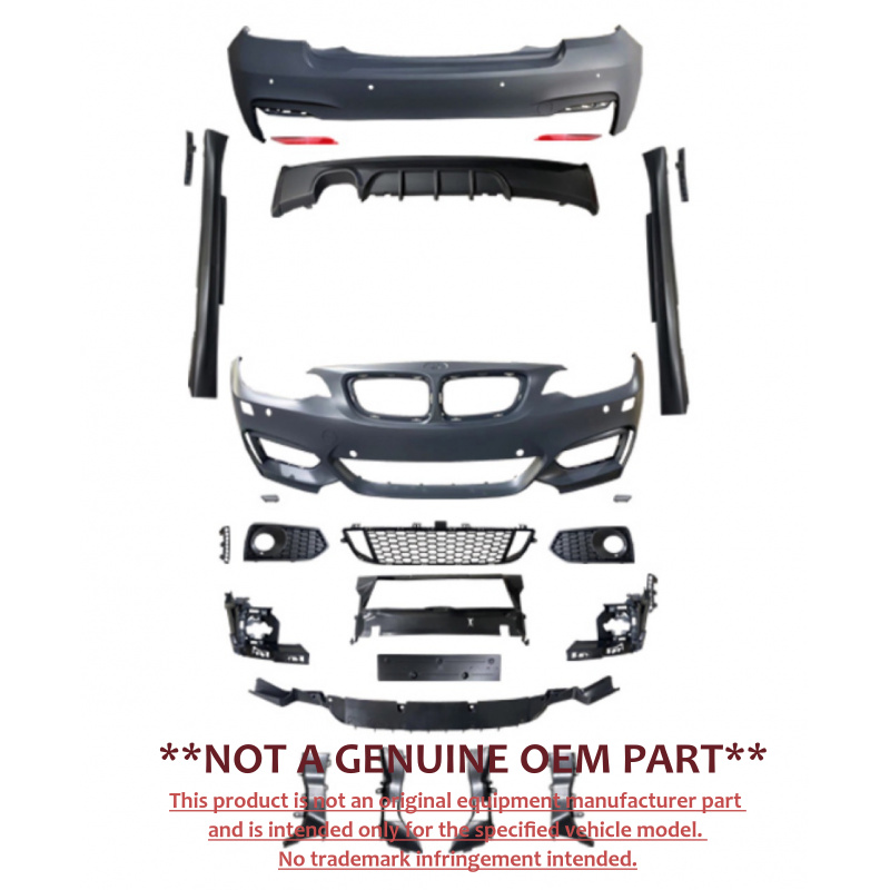 For BMW 2 Series F22 2014‑2021 - M Tech Accessories recension och pris