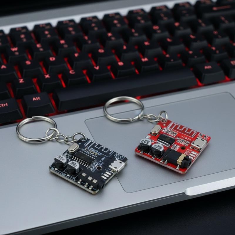 Circuit Board Keychain Minimal - Tech Woven Accessories recension och pris