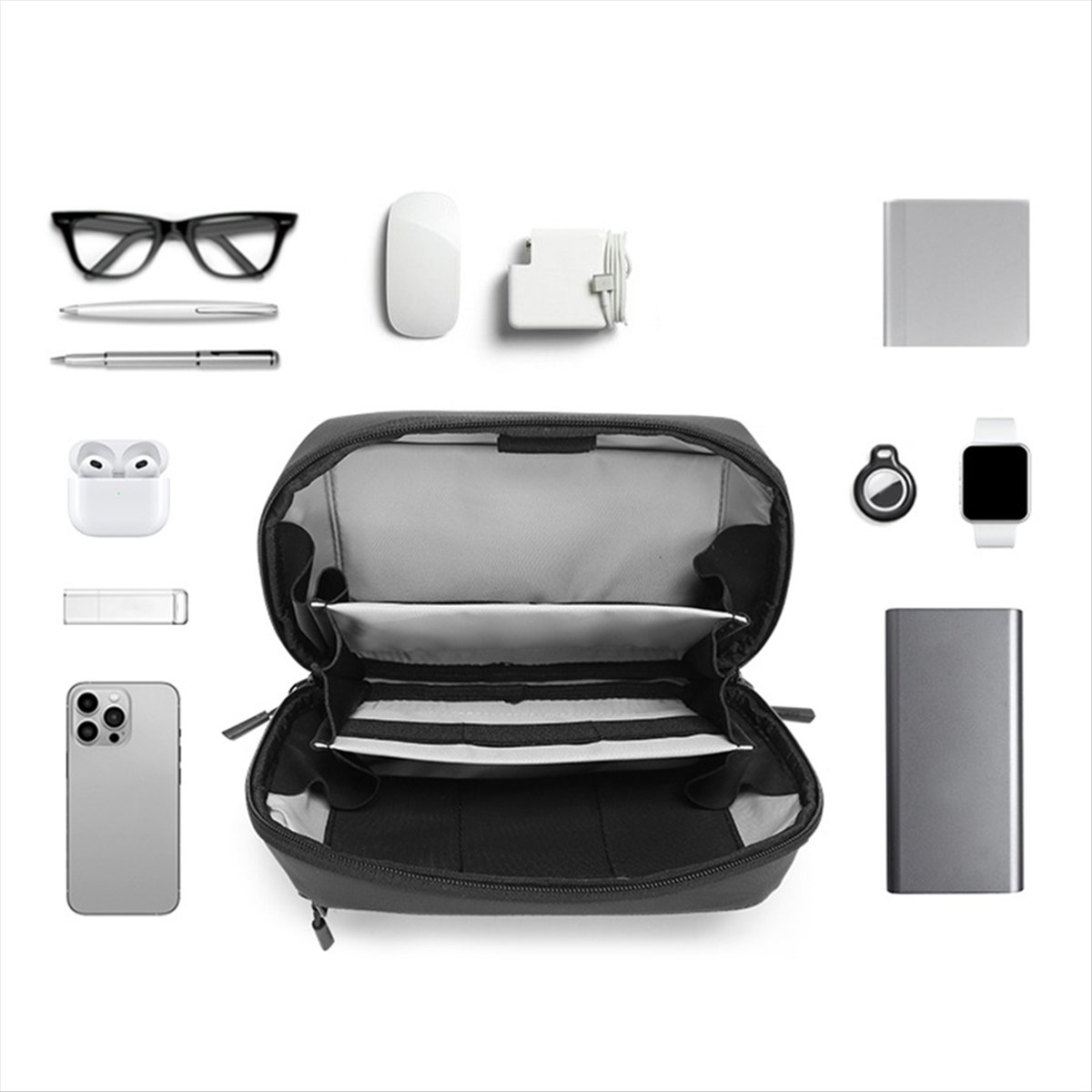 ☶❈＊♥AC1578-Waterproof Tech Pou - Tech Accessories For Travel recension och pris