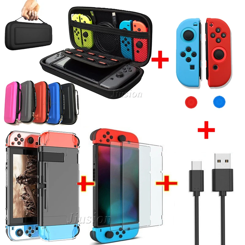 6 in 1 Kit Bags For Nintendo S - Tech Accessories Hard Case recension och pris
