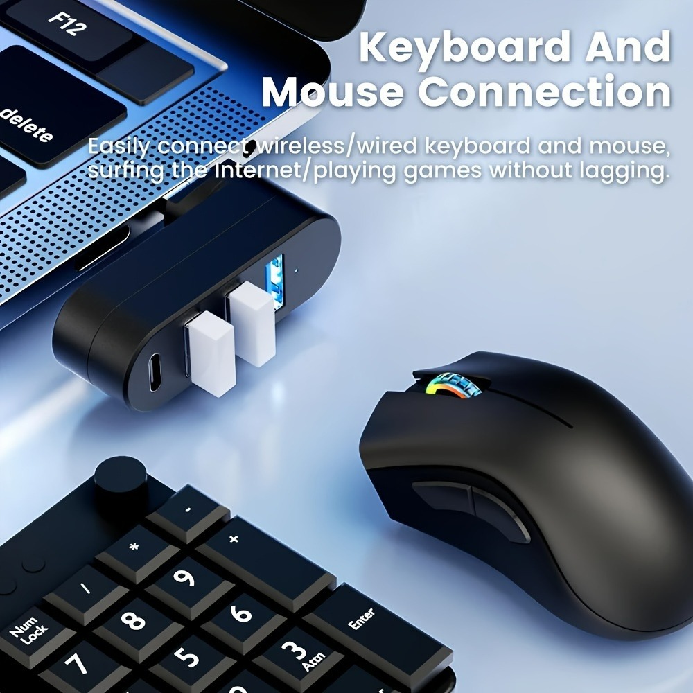 Mini Splitter 4 Ports USB Hub  - Tech Accessories Pc recension och pris