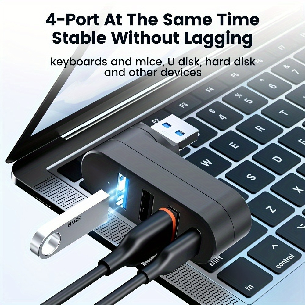 Mini Splitter 4 Ports USB Hub  - Tech Accessories Pc recension och pris