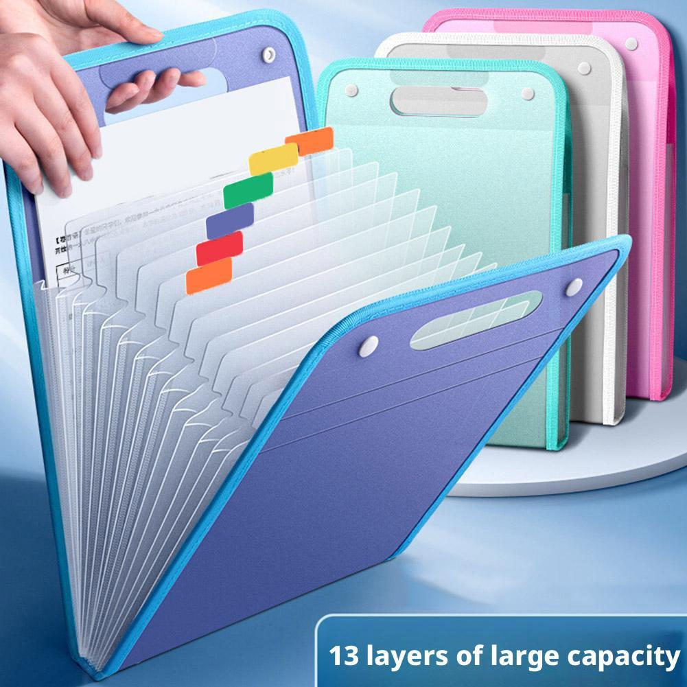 13 Pocket File Folders Portabl - Document Scanner Portable recension och pris